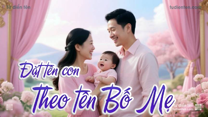 Đặt tên con theo tên bố mẹ - Công cụ đặt tên hay, dễ nghe và hợp âm luật