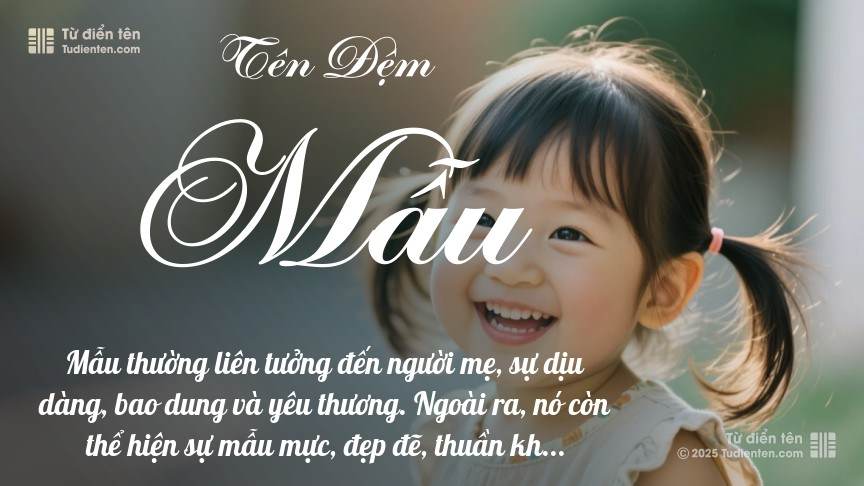 Ý nghĩa ngắn gọn của tên đệm Mẫu