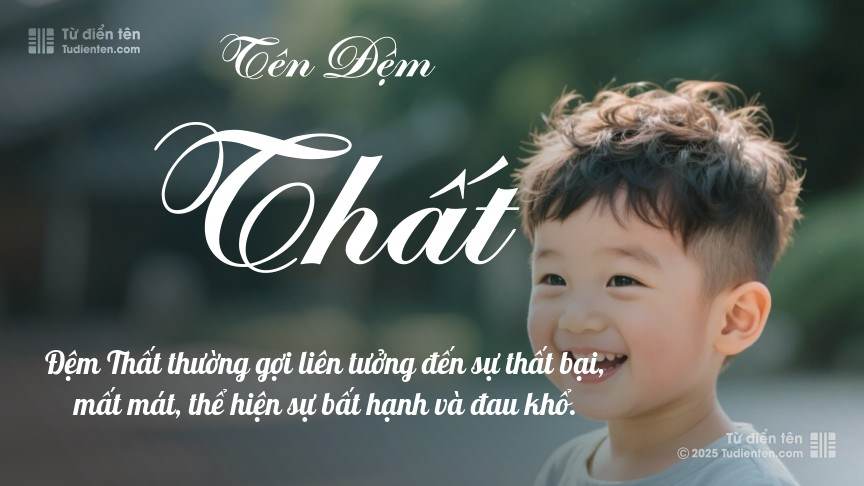 Ý nghĩa ngắn gọn của tên đệm Thất