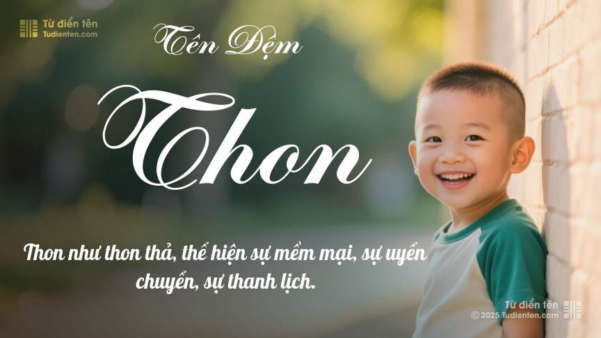 Ý nghĩa ngắn gọn của tên đệm Thon