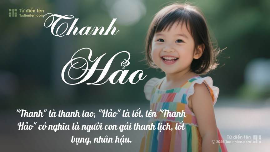 Ý nghĩa ngắn gọn của tên Thanh Hảo