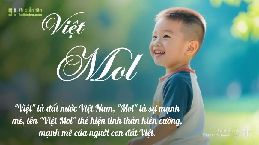 Ý nghĩa ngắn gọn của tên Việt Mol