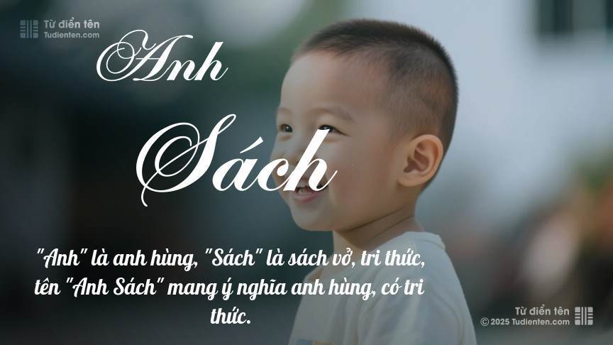 Ý nghĩa ngắn gọn của tên Anh Sách