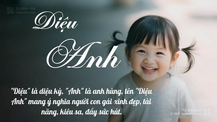 Tên Diệu Anh: Ý nghĩa, giới tính, Phong thủy và Thần số học
