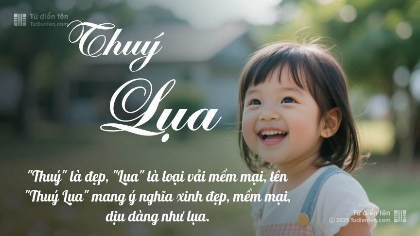Ý nghĩa ngắn gọn của tên Thuý Lụa