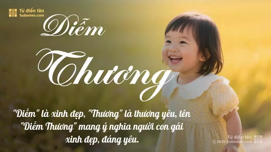 Tên Diễm Thương mang đậm sắc thái nữ tính, hầu như chỉ xuất hiện trong tên của bé gái.