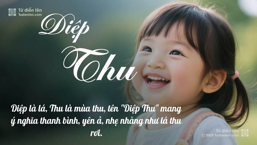 Ý nghĩa ngắn gọn của tên Diệp Thu
