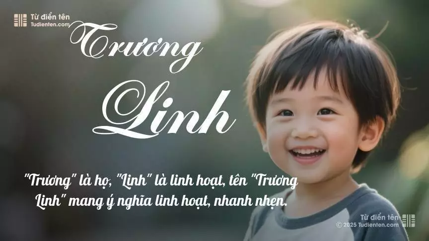 Tên Trương Linh mang đậm sắc thái nam tính, hầu như chỉ xuất hiện trong tên của bé trai.