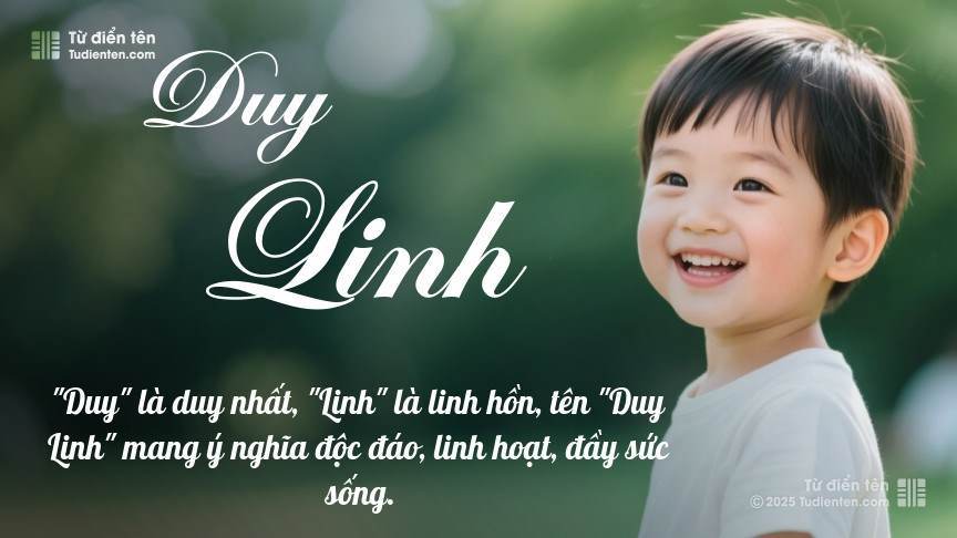 Tên Duy Linh: Ý nghĩa, giới tính, Phong thủy và Thần số học