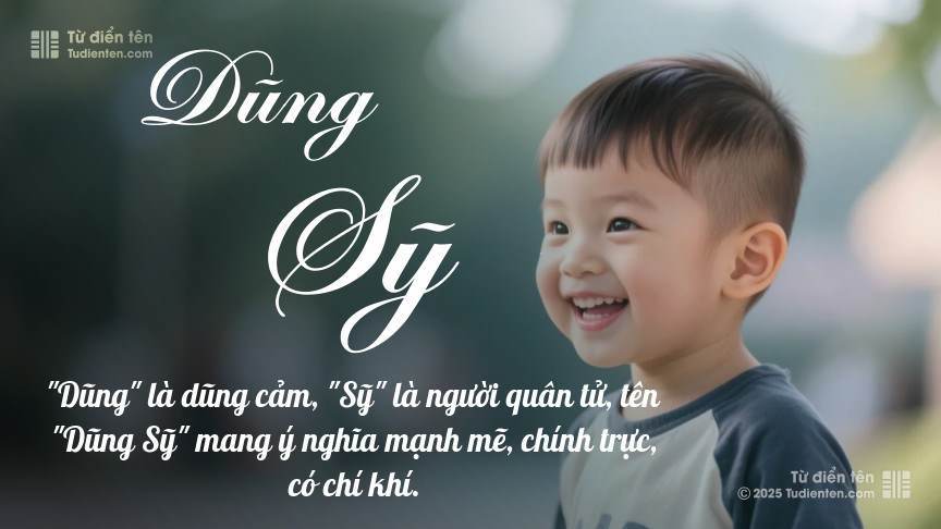 Ý nghĩa ngắn gọn của tên Dũng Sỹ