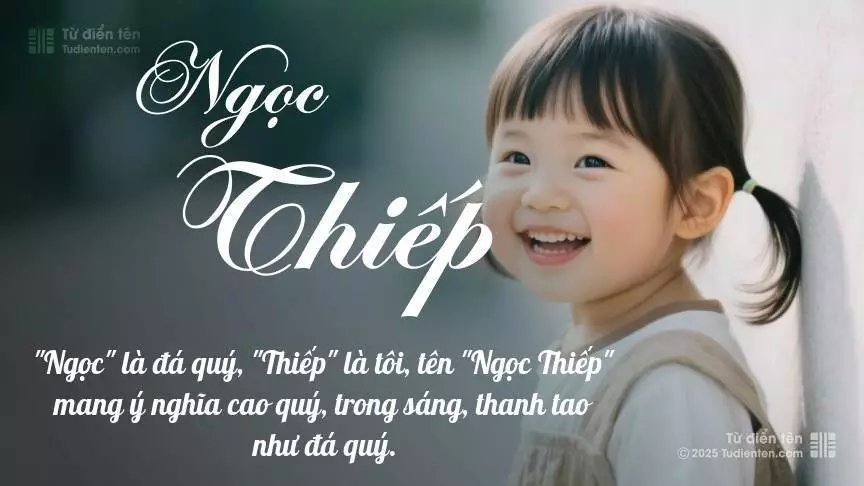 Tên Ngọc Thiếp mang đậm sắc thái nữ tính, hầu như chỉ xuất hiện trong tên của bé gái.