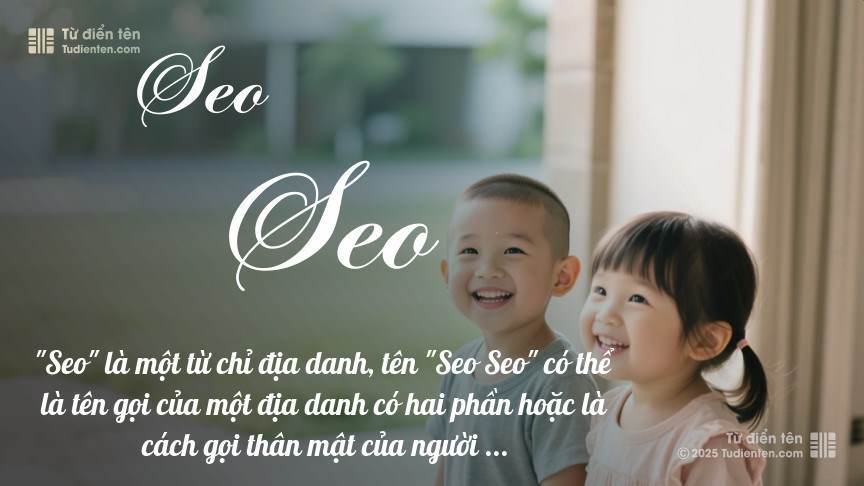 Ý nghĩa ngắn gọn của tên Seo Seo