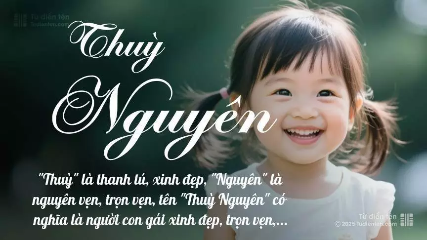 Tên Thuỳ Nguyên mang đậm sắc thái nữ tính, hầu như chỉ xuất hiện trong tên của bé gái.