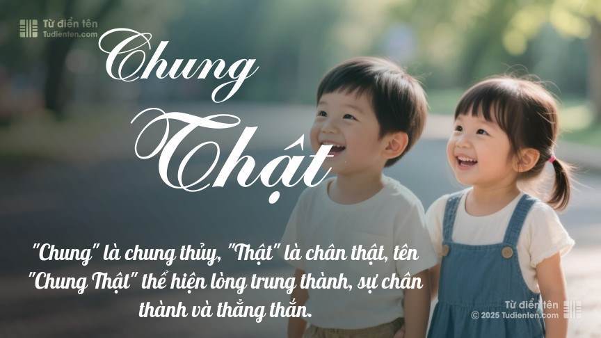 Ý nghĩa ngắn gọn của tên Chung Thật