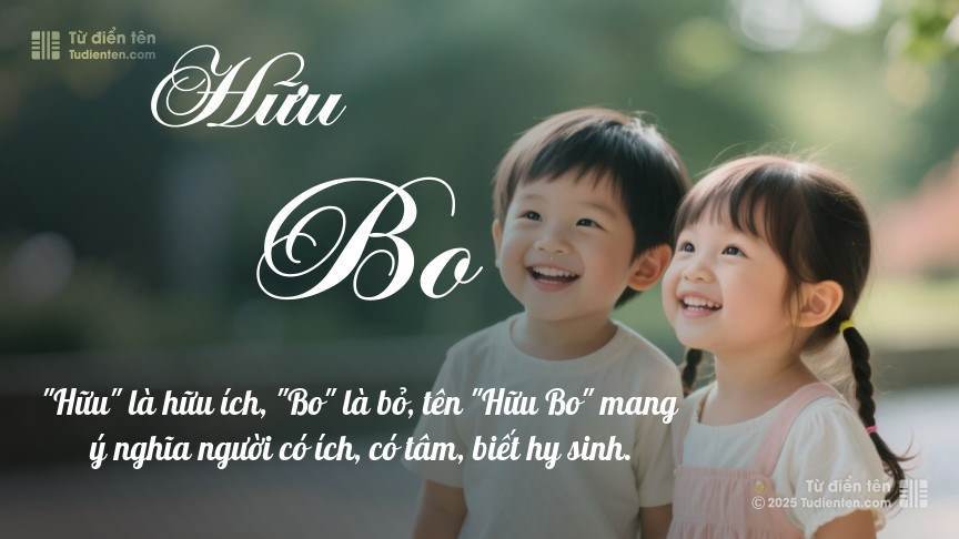 Ý nghĩa ngắn gọn của tên Hữu Bo