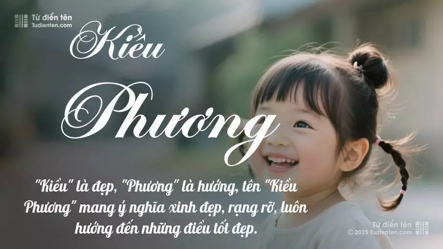 Tên Kiều Phương mang đậm sắc thái nữ tính, hầu như chỉ xuất hiện trong tên của bé gái.
