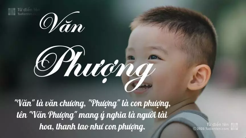 Tên Văn Phượng mang đậm sắc thái nam tính, hầu như chỉ xuất hiện trong tên của bé trai.