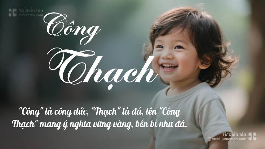 Ý nghĩa ngắn gọn của tên Công Thạch