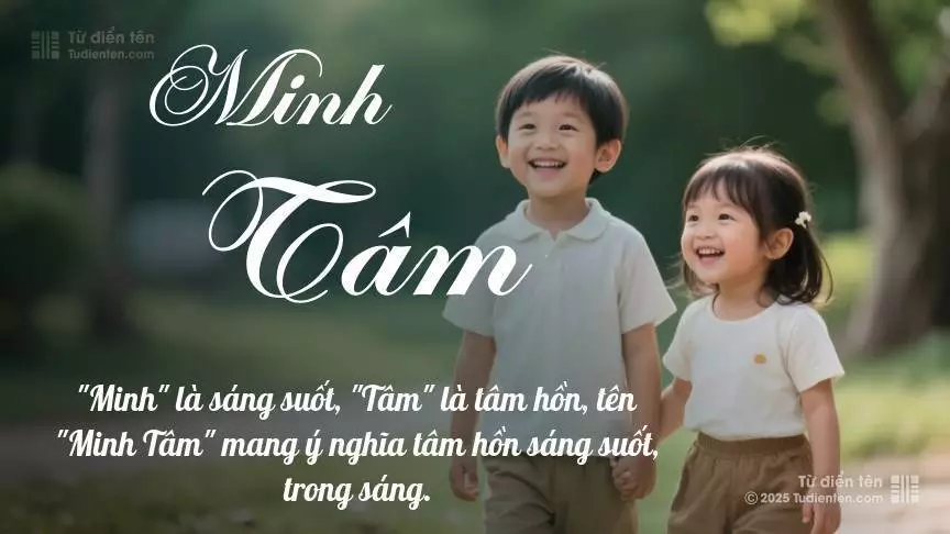 Tên Minh Tâm hơi nghiêng về nam giới, nhưng vẫn có thể dùng cho cả bé trai và bé gái.