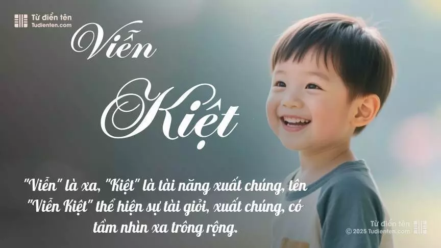 Tên Viễn Kiệt mang đậm sắc thái nam tính, hầu như chỉ xuất hiện trong tên của bé trai.