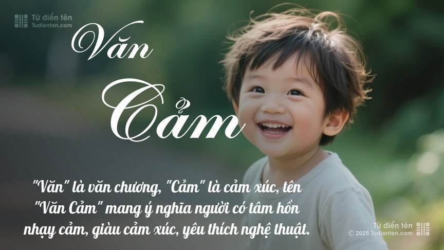 Ý nghĩa ngắn gọn của tên Văn Cảm