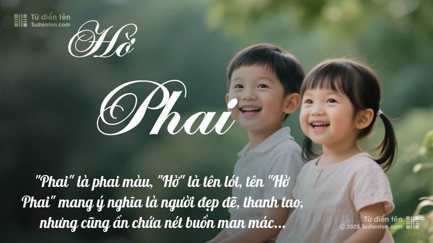 Ý nghĩa ngắn gọn của tên Hờ Phai