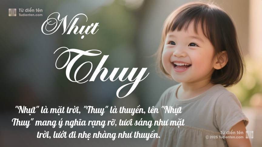 Ý nghĩa ngắn gọn của tên Nhựt Thuy