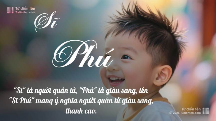 Ý nghĩa ngắn gọn của tên Sĩ Phú