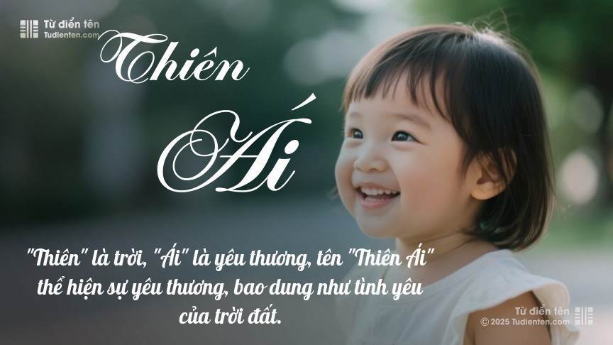 Ý nghĩa ngắn gọn của tên Thiên Ái