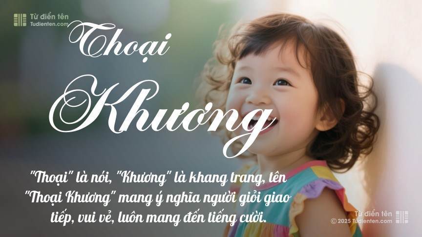 Ý nghĩa ngắn gọn của tên Thoại Khương