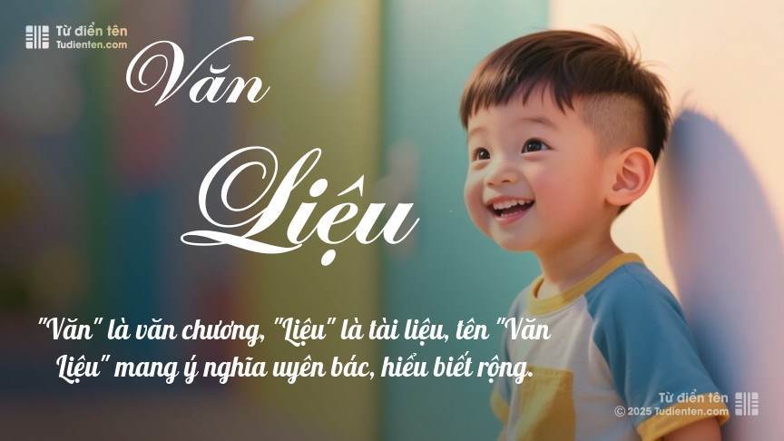 Ý nghĩa ngắn gọn của tên Văn Liệu