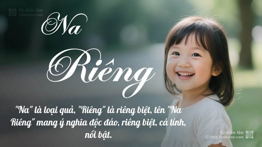 Ý nghĩa ngắn gọn của tên Na Riêng