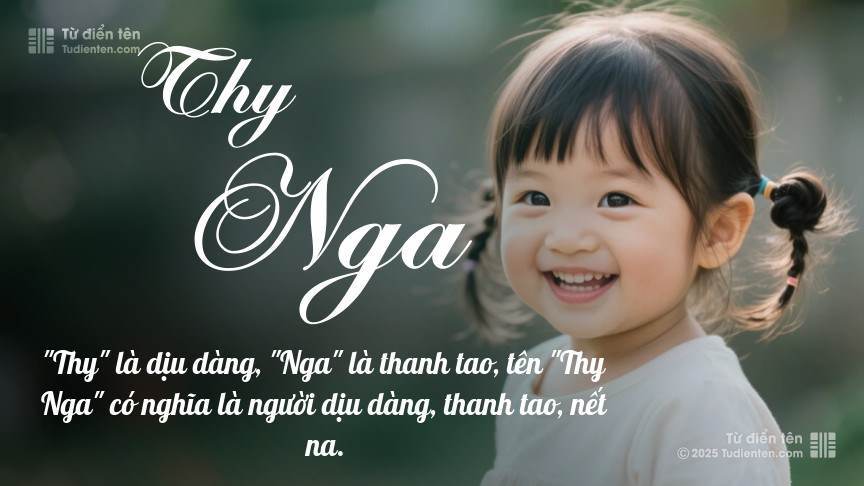 Ý nghĩa ngắn gọn của tên Thy Nga