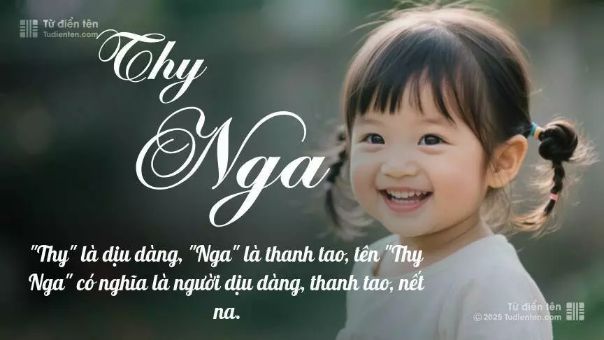 Tên Thy Nga mang đậm sắc thái nữ tính, hầu như chỉ xuất hiện trong tên của bé gái.