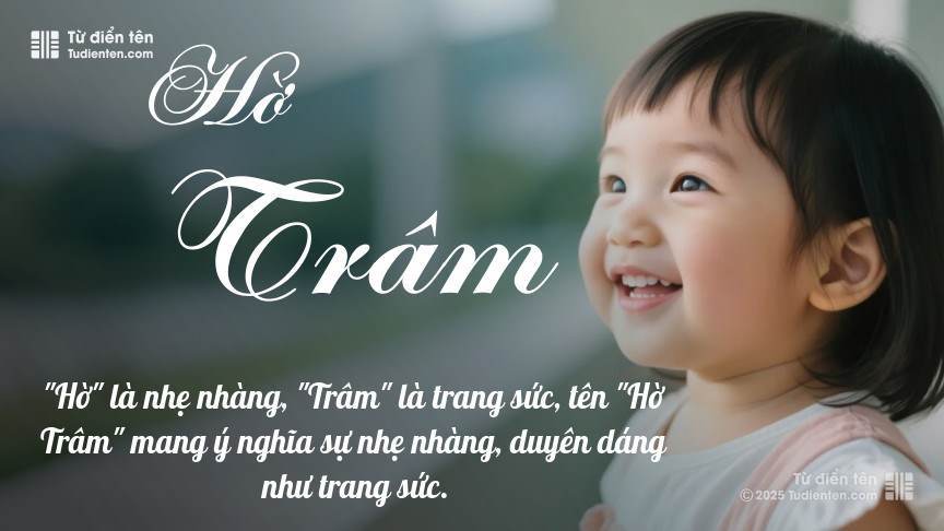 Ý nghĩa ngắn gọn của tên Hờ Trâm