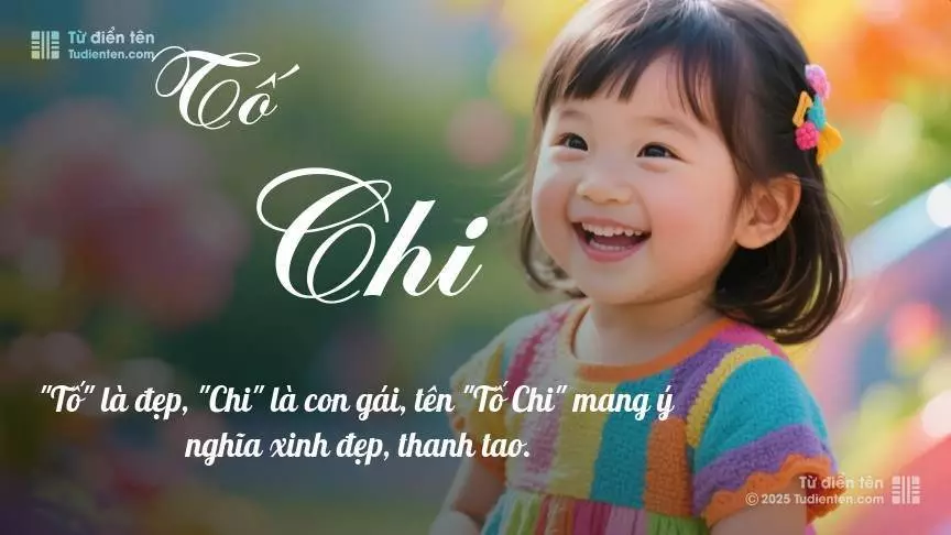 Tên Tố Chi mang đậm sắc thái nữ tính, hầu như chỉ xuất hiện trong tên của bé gái.