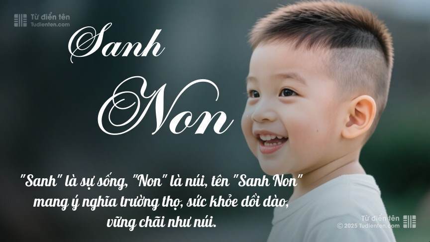 Ý nghĩa ngắn gọn của tên Sanh Non