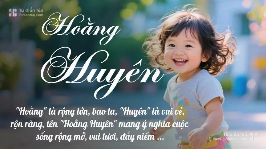 Tên Hoằng Huyên mang đậm sắc thái nữ tính, hầu như chỉ xuất hiện trong tên của bé gái.