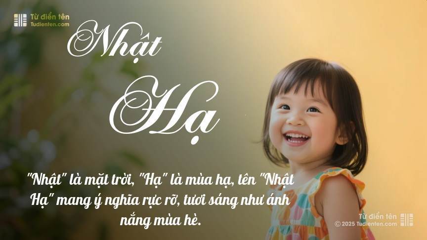 Tên Nhật Hạ: Ý nghĩa, giới tính, Phong thủy và Thần số học