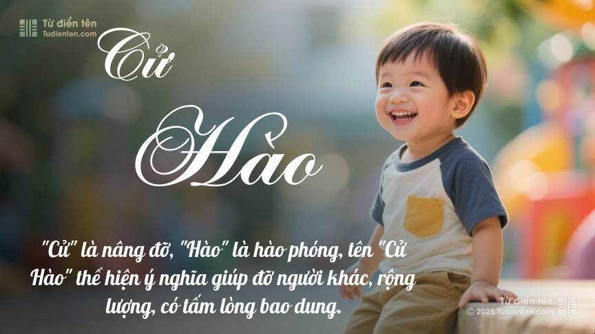 Ý nghĩa ngắn gọn của tên Cử Hào