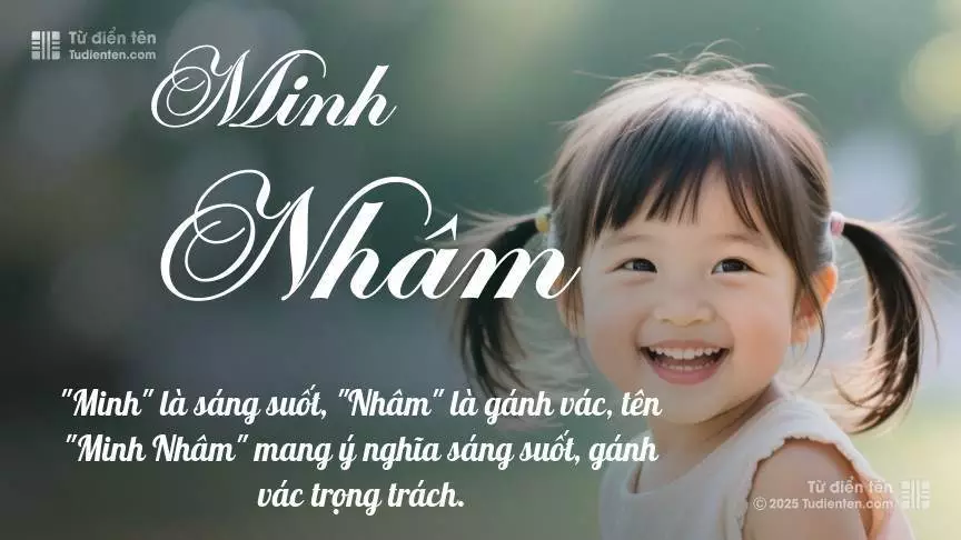 Tên Minh Nhâm phổ biến hơn ở bé gái, thường gợi lên sự dịu dàng.