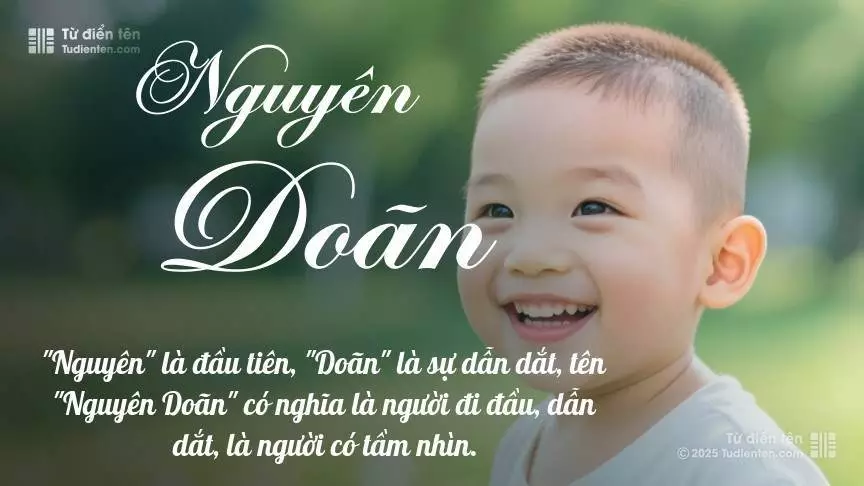 Tên Nguyên Doãn mang đậm sắc thái nam tính, hầu như chỉ xuất hiện trong tên của bé trai.