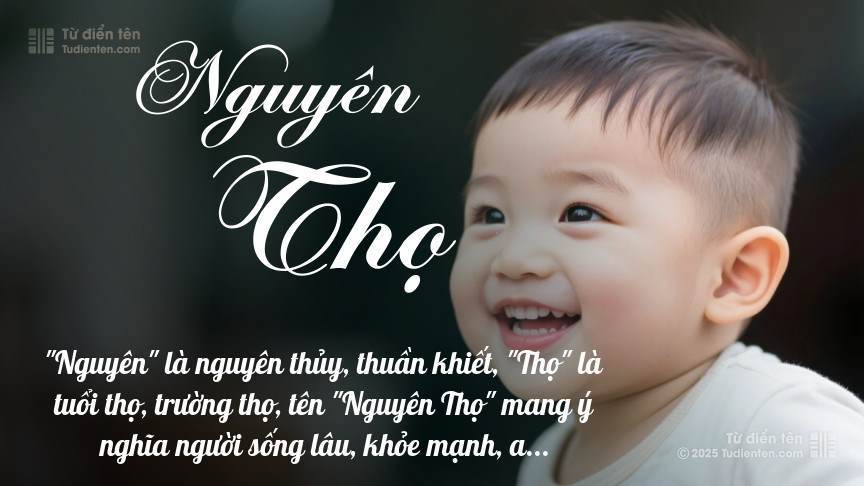Ý nghĩa ngắn gọn của tên Nguyên Thọ