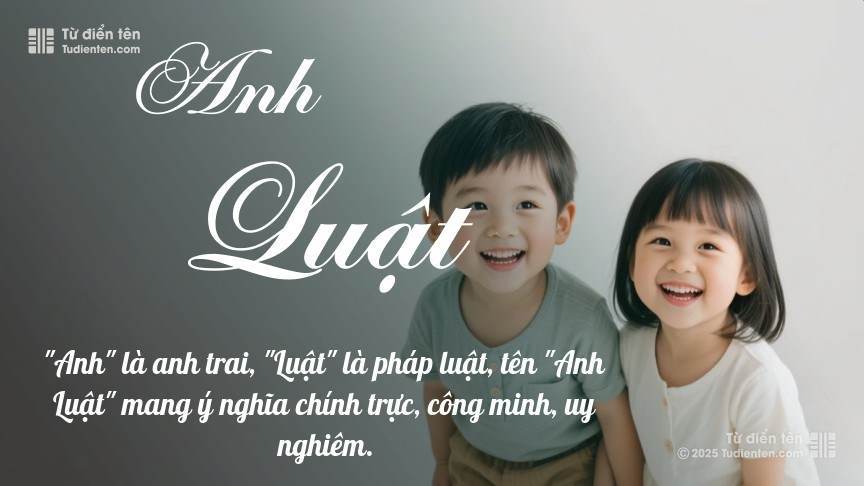 Ý nghĩa ngắn gọn của tên Anh Luật