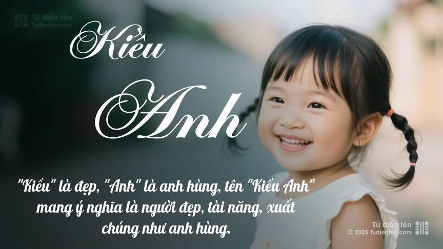 Tên Kiều Anh: Ý nghĩa, giới tính, Phong thủy và Thần số học