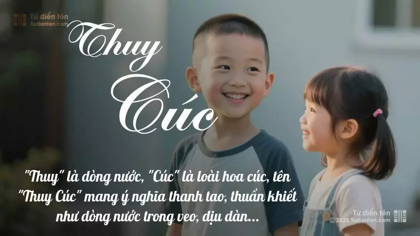 Tên Thuy Cúc rất hiếm khi gặp, mang lại cảm giác độc biệt, mới lạ và cá tính.