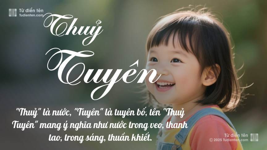 Ý nghĩa ngắn gọn của tên Thuỷ Tuyên