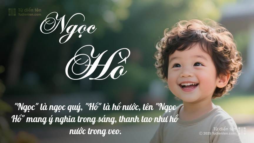 Ý nghĩa ngắn gọn của tên Ngọc Hồ