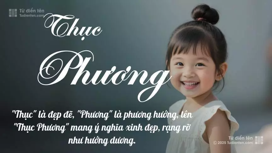 Tên Thục Phương mang đậm sắc thái nữ tính, hầu như chỉ xuất hiện trong tên của bé gái.