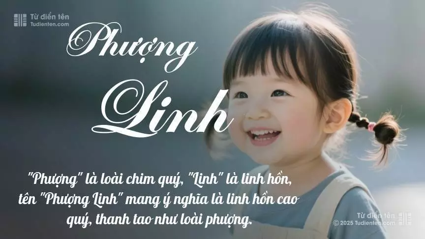 Tên Phượng Linh mang đậm sắc thái nữ tính, hầu như chỉ xuất hiện trong tên của bé gái.